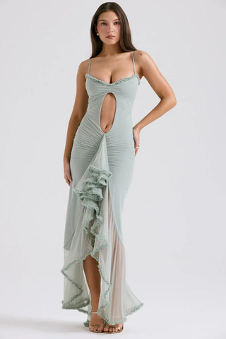 RENATA MAXI DRESS - SAGE