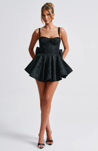 EMELIE MINI DRESS - BLACK