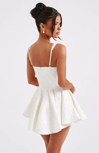 EMELIE MINI DRESS - WHITE