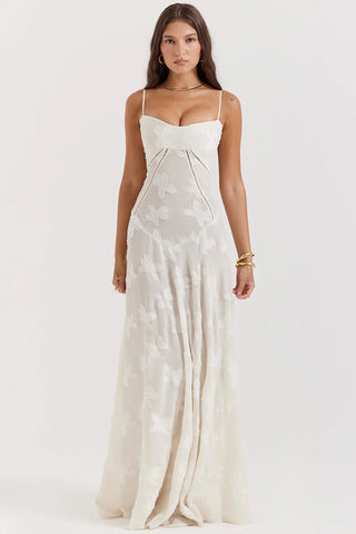 MYA MAXI DRESS - WHITE