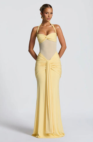 VIXEN MAXI DRESS - YELLOW