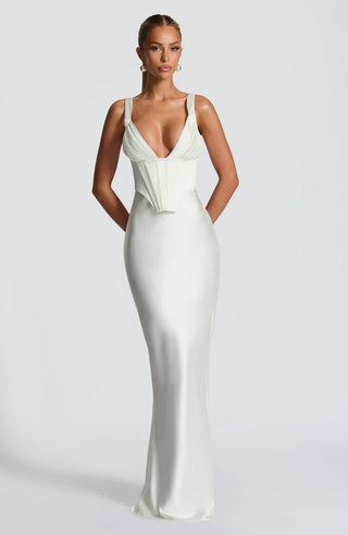 SHAE MAXI DRESS - WHITE