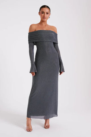 AURELIA MAXI DRESS - GREY