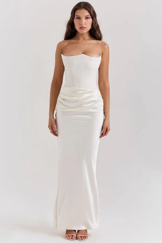 ROSALIND MAXI DRESS - WHITE