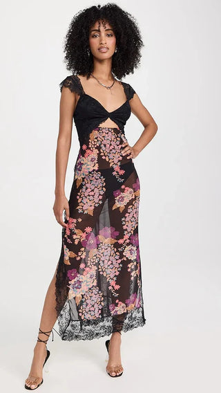 GISELLE MAXI DRESS - FLORAL