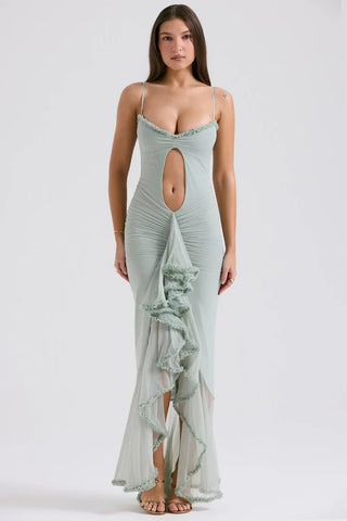 RENATA MAXI DRESS - SAGE