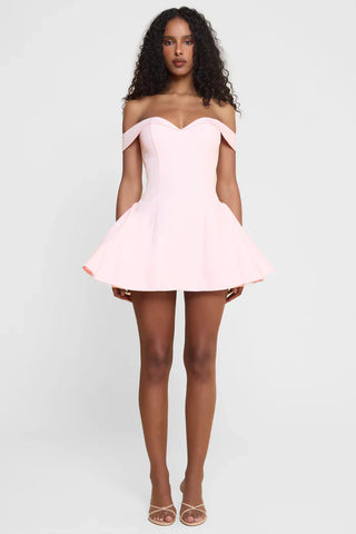 CALISTA CORSET MINI DRESS - PINK