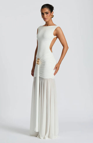 FAE MAXI DRESS - WHITE