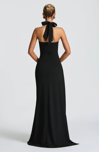 GENETTE MAXI DRESS - BLACK