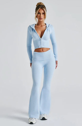 PORTIA KNIT SET - LIGHT BLUE