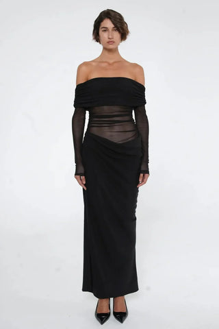 DEMI MAXI DRESS - BLACK