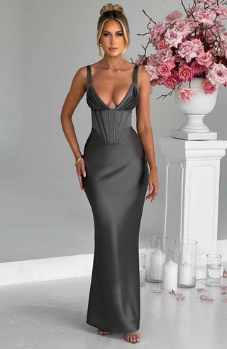 SHAE MAXI DRESS - GREY