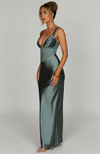 SHAE MAXI DRESS - SAGE