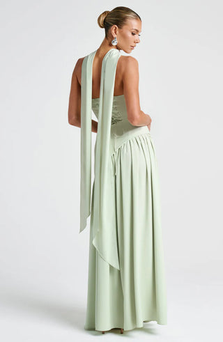 MALIYAH MAXI DRESS  - MINT