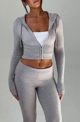 PORTIA KNIT SET - GREY