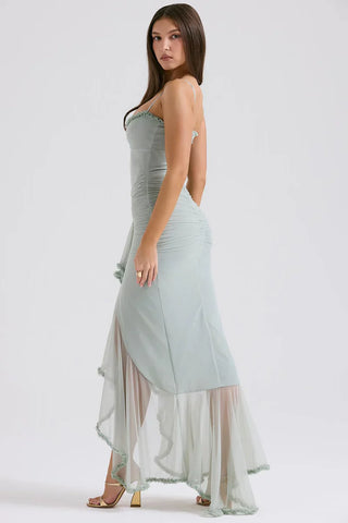 RENATA MAXI DRESS - SAGE