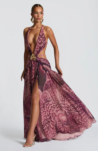 INDIANNA MAXI DRESS - PURPLE