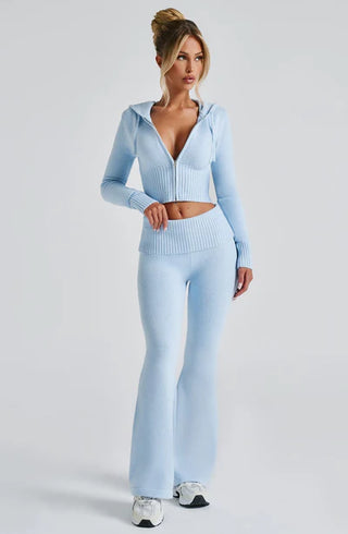 PORTIA KNIT SET - LIGHT BLUE