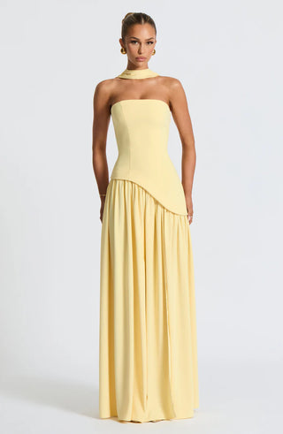 MALIYAH MAXI DRESS  - YELLOW