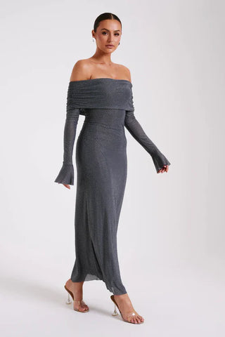 AURELIA MAXI DRESS - GREY