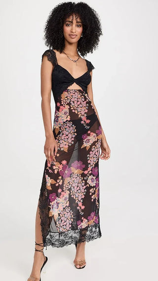 GISELLE MAXI DRESS - FLORAL