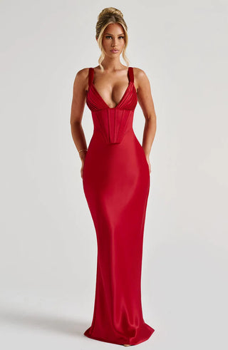 SHAE MAXI DRESS - RED