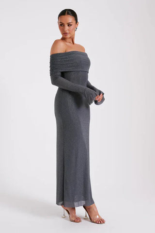 AURELIA MAXI DRESS - GREY