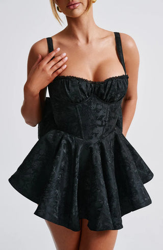 EMELIE MINI DRESS - BLACK