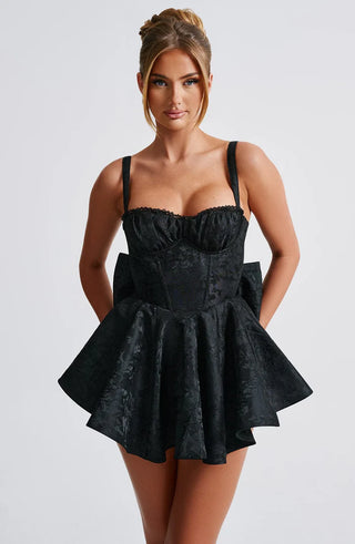 EMELIE MINI DRESS - BLACK