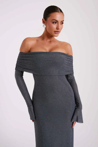 AURELIA MAXI DRESS - GREY