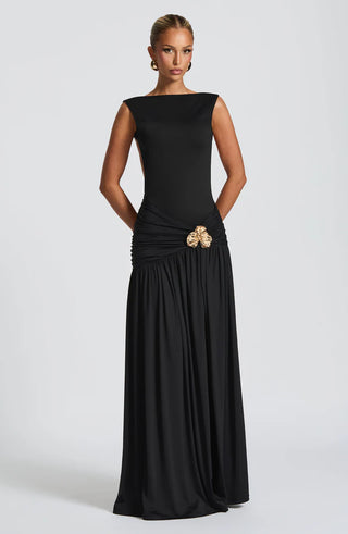 FAE MAXI DRESS - BLACK