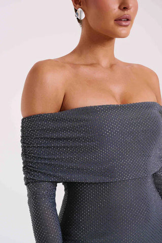 AURELIA MAXI DRESS - GREY