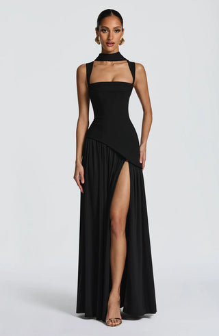 TULLULAH MAXI DRESS - BLACK