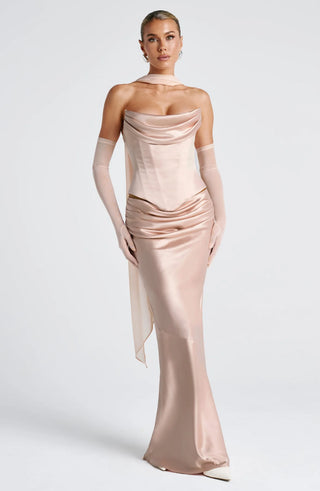 BERNADETTE MAXI DRESS - BLUSH