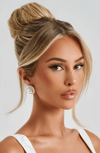 DAVINA EARRINGS - SILVER