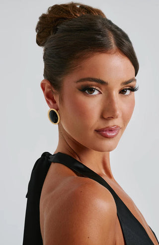 ELOISE EARRINGS - BLACK