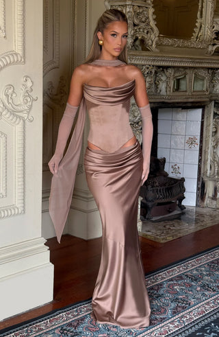 BERNADETTE MAXI DRESS - HAZEL