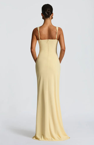 KATANA MAXI DRESS - YELLOW