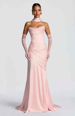 KENSINGTON MAXI DRESS - BLUSH