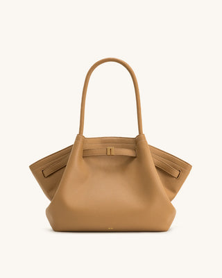 HANA MEDIUM TOTE BAG - LATTE