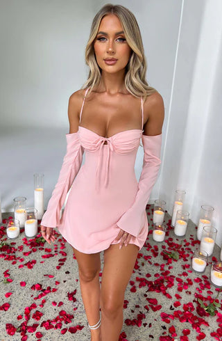 SABRINA MINI DRESS - PINK