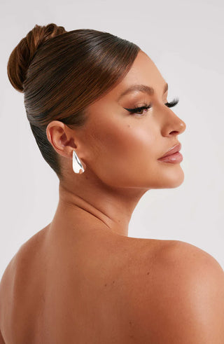 SMALL FAYTH EARRINGS - SILVER