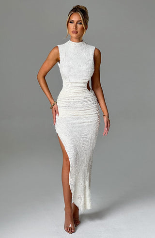 APHRODITE MIDI DRESS - WHITE