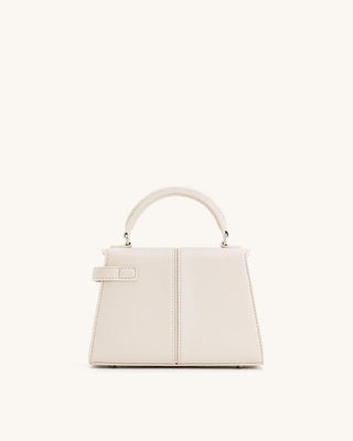 ELISE TOP HANDLE BAG - WHITE