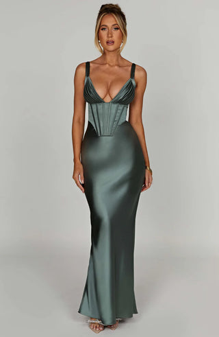 SHAE MAXI DRESS - SAGE