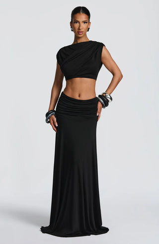 PAIGE MAXI DRESS - BLACK