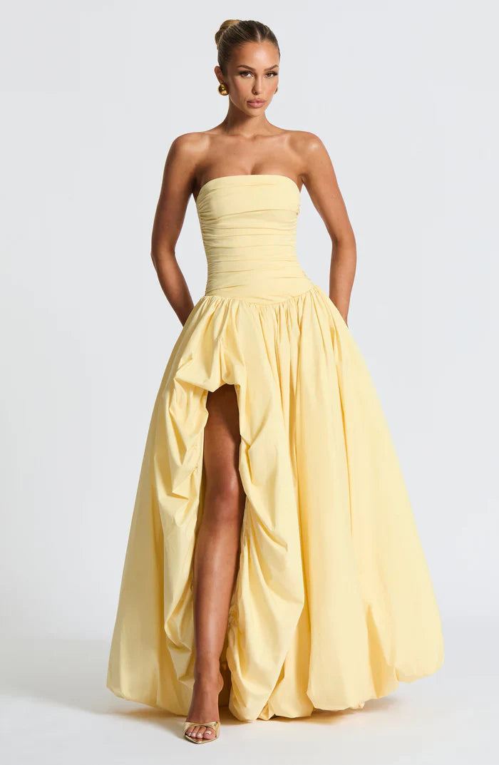 JILIAN MAXI DRESS - YELLOW