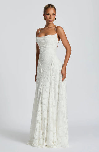 FRANCIS MAXI DRESS - WHITE