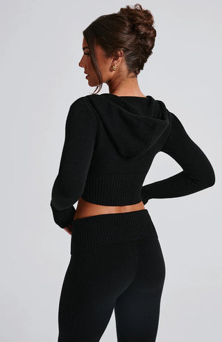 PORTIA KNIT SET - BLACK