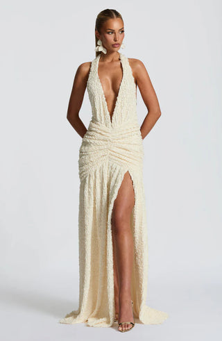 MINERVA MAXI DRESS - CREAM